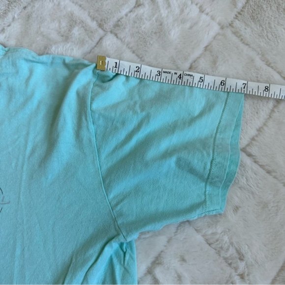 O'Neill | Turquoise & Black Classic Logo Tee "The Original O'Neill" | Size Large - Picture 9 of 10